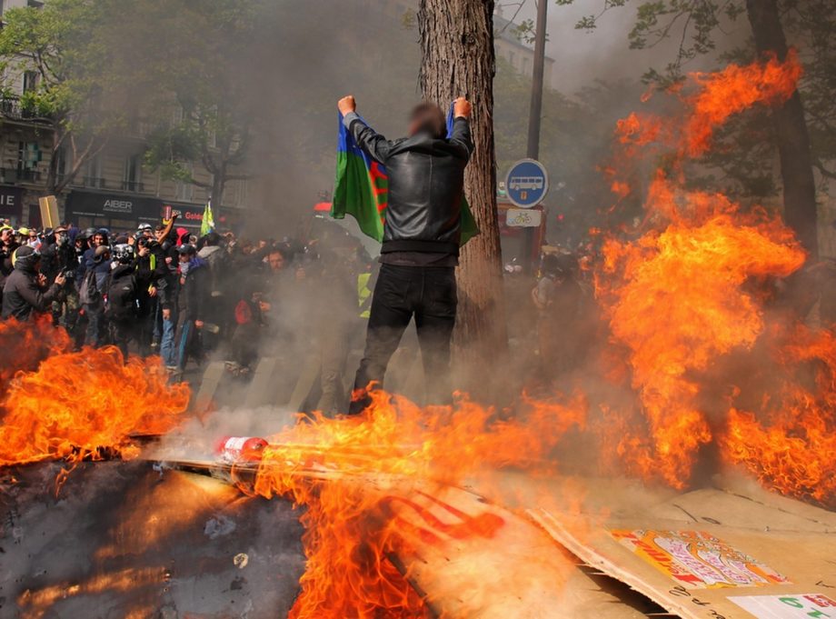 Des images du premier mai Parisien