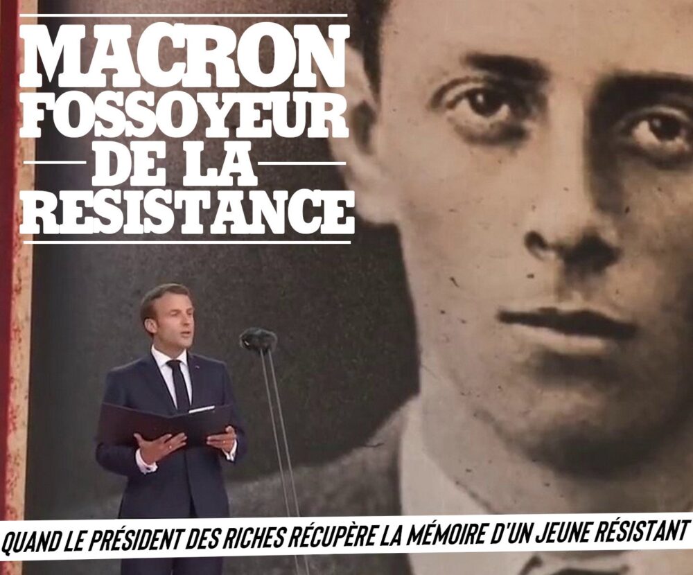 Macron fossoyeur de la Résistance