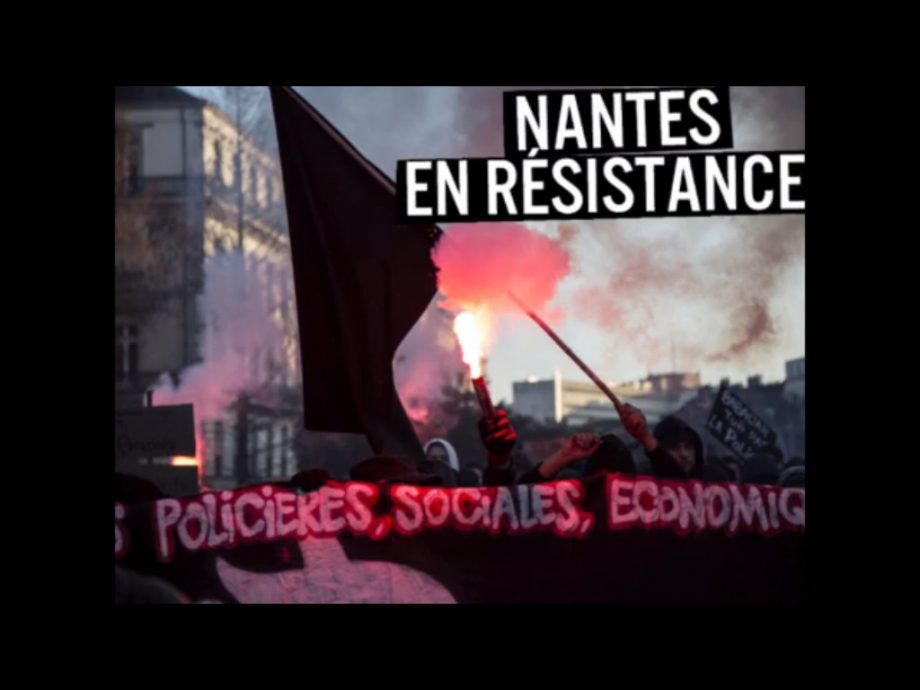 Nantes : manifestation contre la COP 21 et l’État d’Urgence