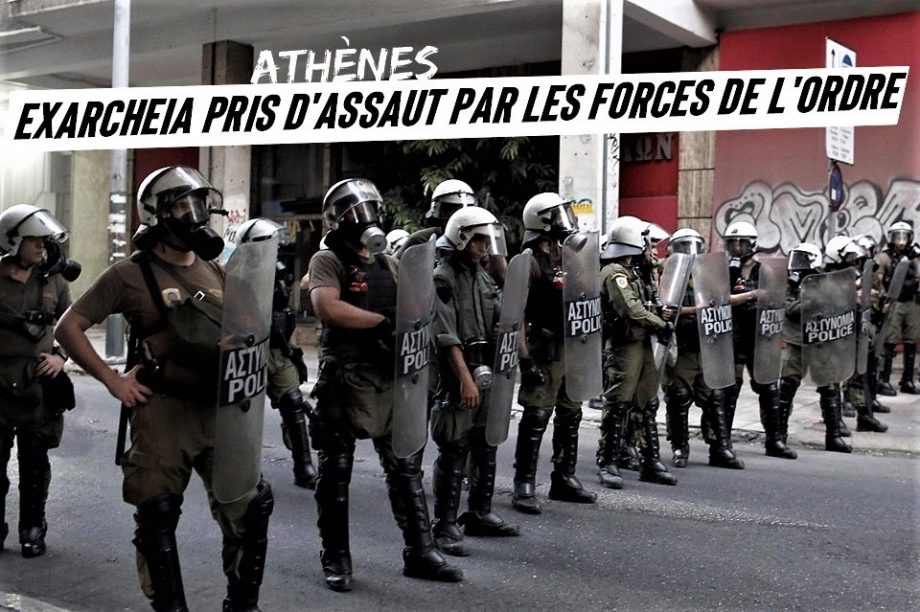 Athènes : Exarcheia pris d’assaut par les forces de l’ordre