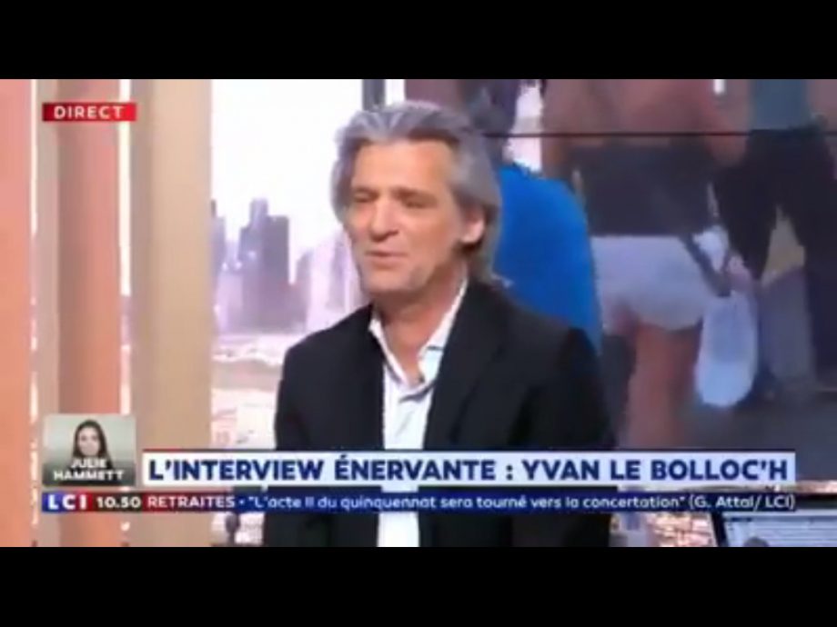 Interview énervante d’Yvan Le bolloc’h