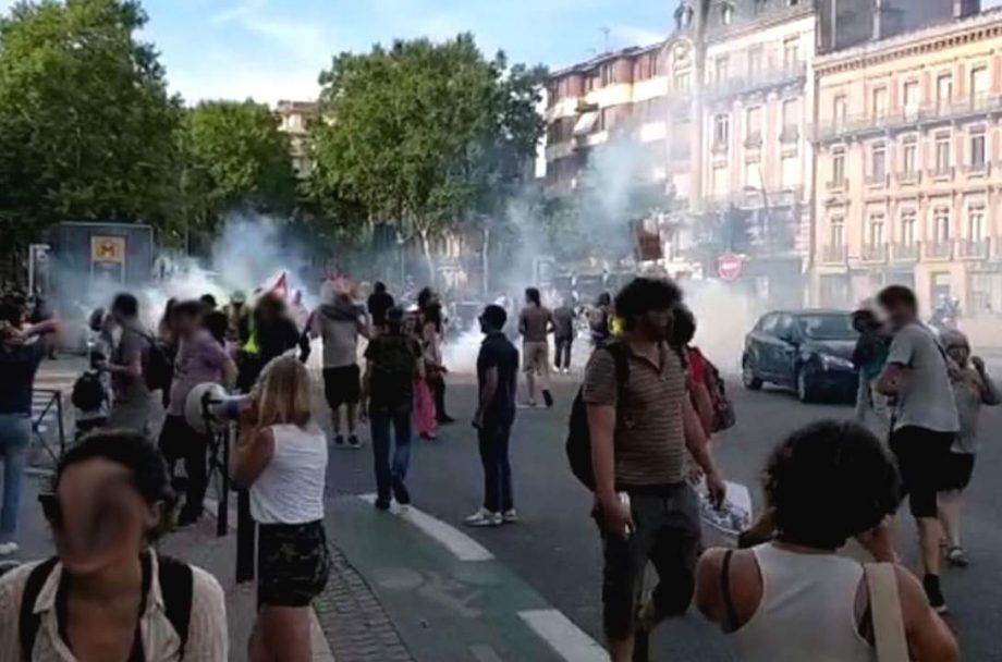 Toulouse : la police gaze un hommage à Steve !