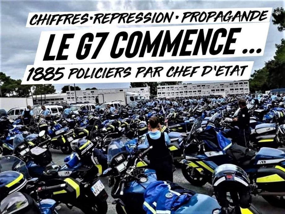 Chiffres, répression, propagande : le G7 va commencer
