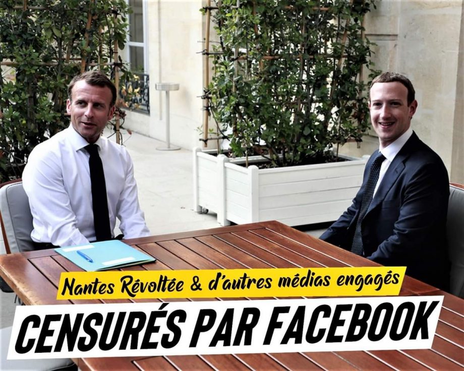 Nantes Révoltée et d’autres médias engagés censurés par Facebook