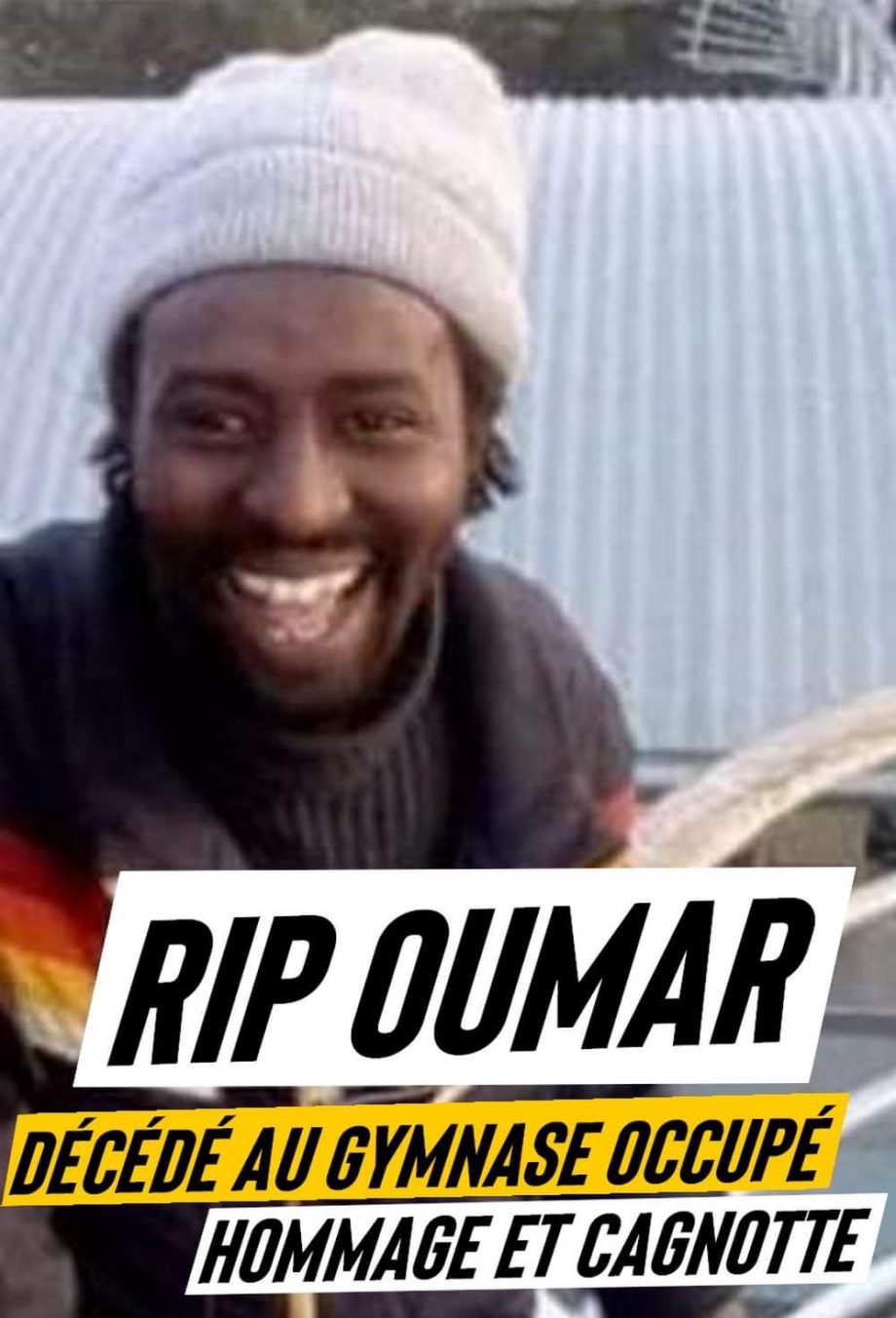 Nantes : hommage à Oumar, décédé au gymnase de Beauséjour ce lundi soir