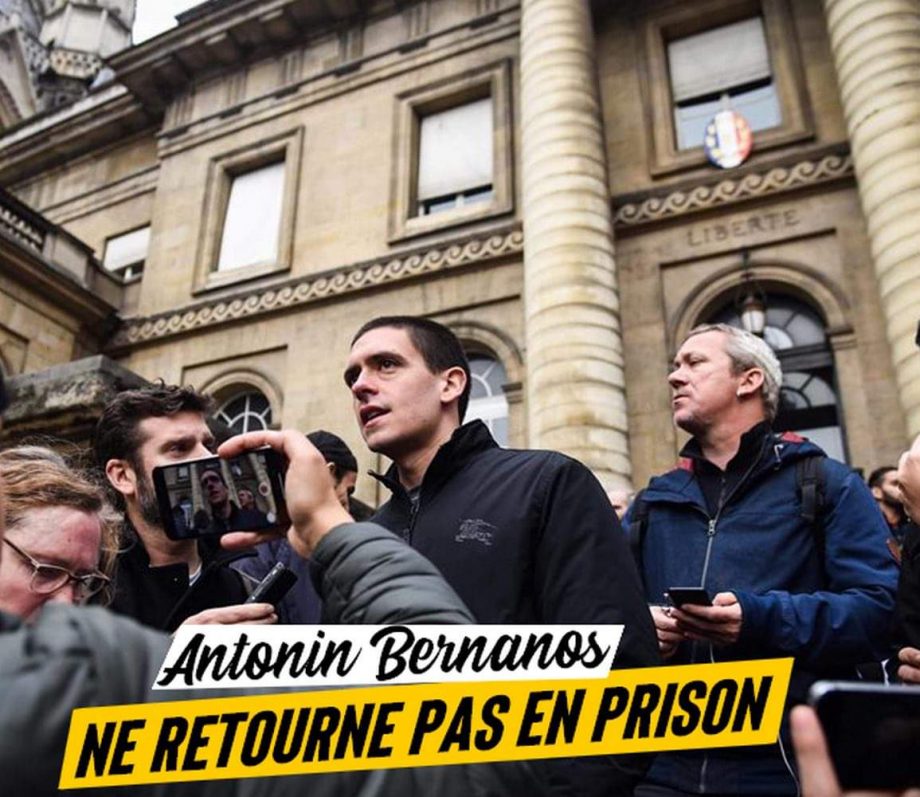 Antonin Bernanos ne retourne pas en prison