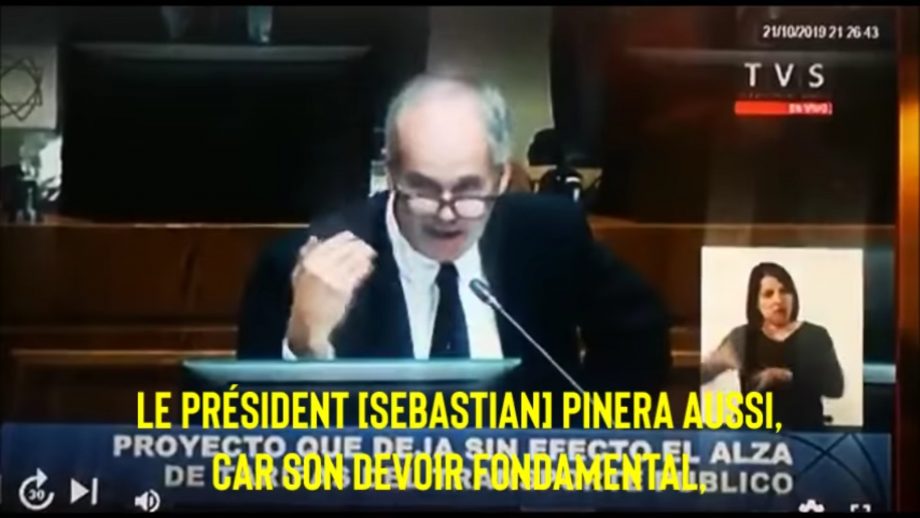 Répression : la France inspire le Chili !