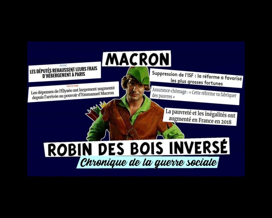 Macron : Robin des Bois inversé