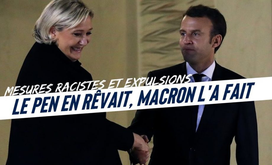 Loi raciste : Le Pen en rêvait, Macron l’a fait