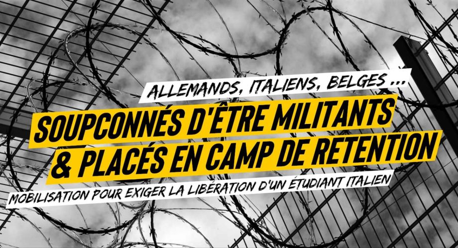Soupçonnés d’être militants & mis en camp de rétention