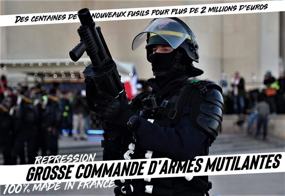 Le gouvernement commande des centaines de nouvelles armes mutilantes