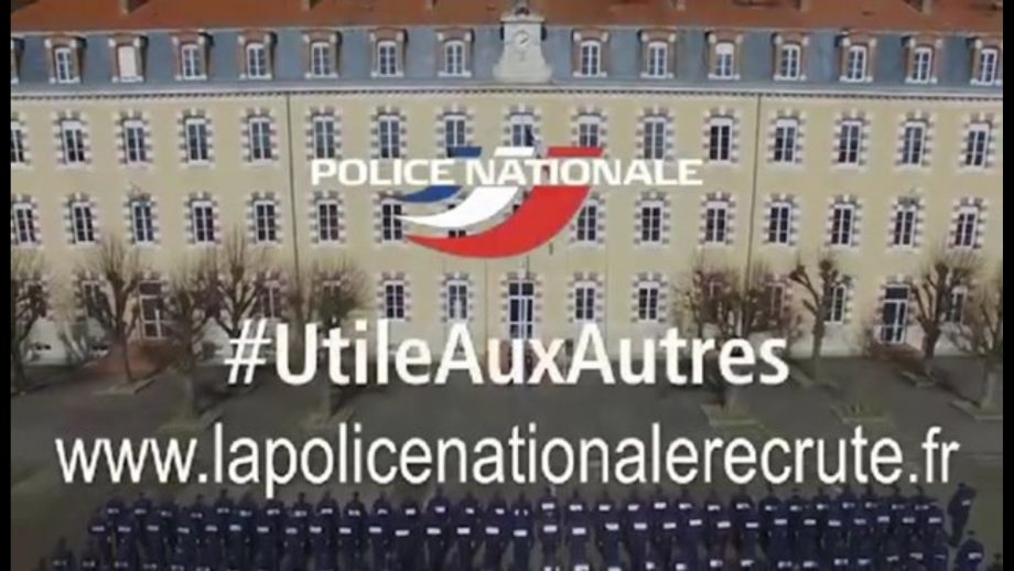 La police nationale recrute : nouveau clip