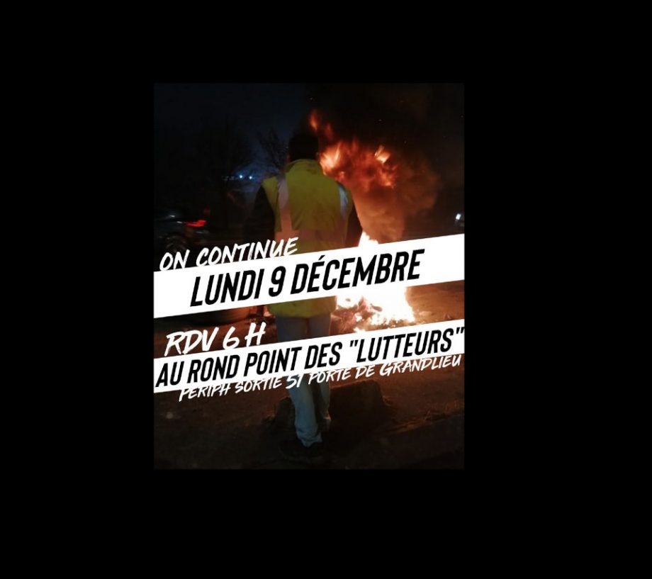Nantes : le mouvement continue lundi 9 décembre