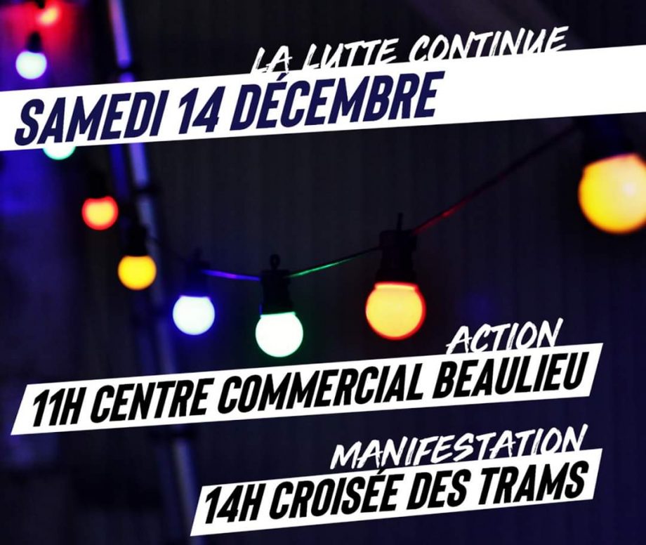 Samedi 14 décembre : la lutte continue