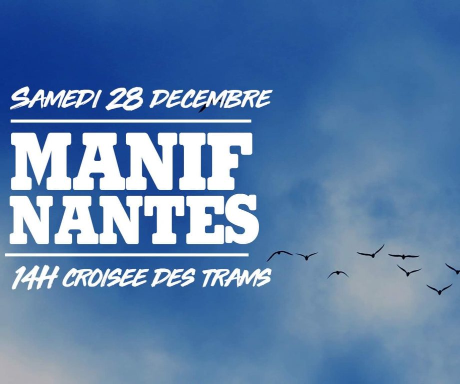 Manif à Nantes – Samedi 28 décembre