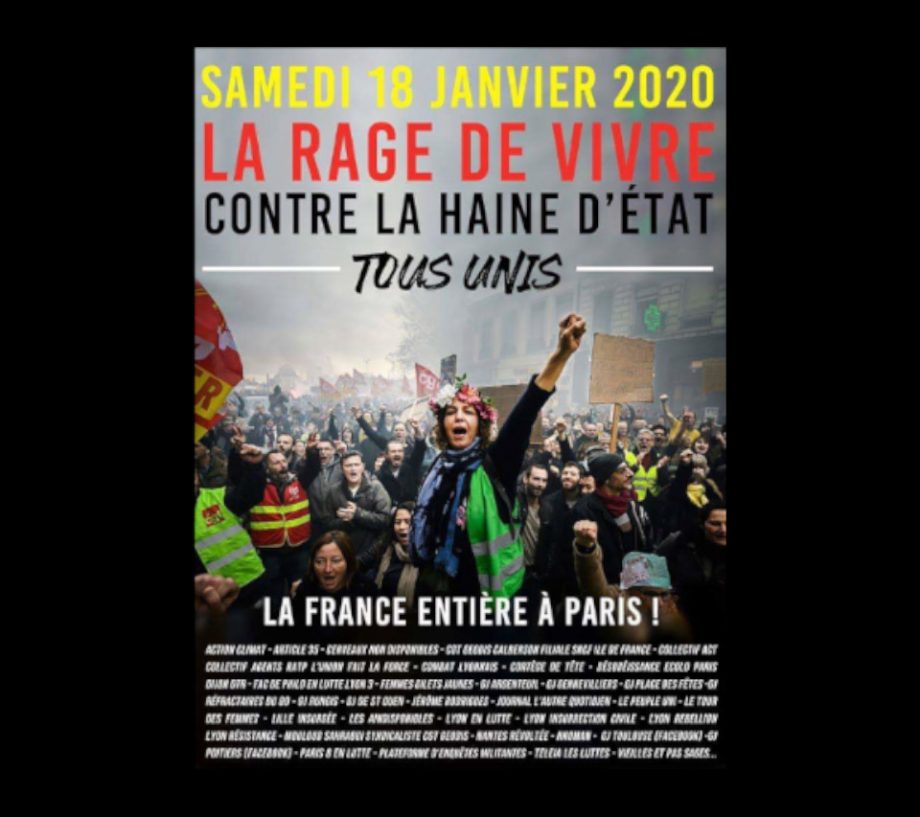 Ne perdons plus : samedi 18 janvier, toutes et tous à Paris !