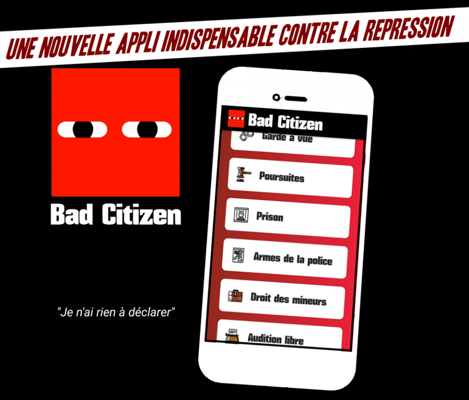 Cadeau pour la nouvelle année : une appli contre la répression !