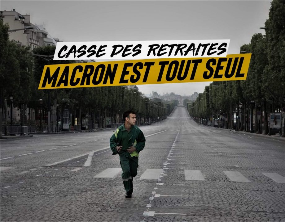 Retraites : Macron est tout seul