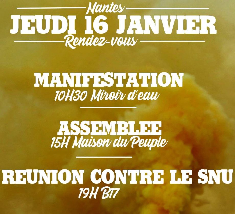 Nantes : agenda du jeudi 16 janvier