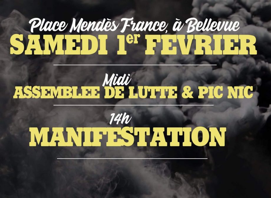 Samedi 1er février : la lutte continue