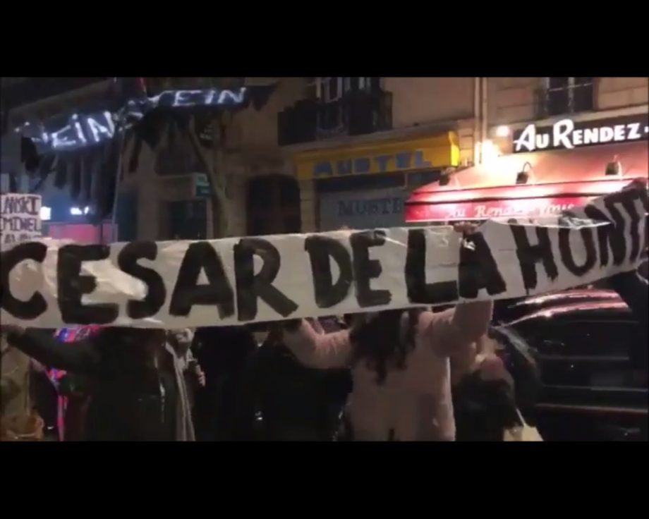 Révolte féministe contre les Césars