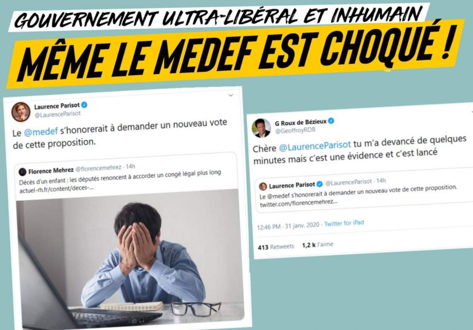 Même le MEDEF est choqué par le gouvernement !