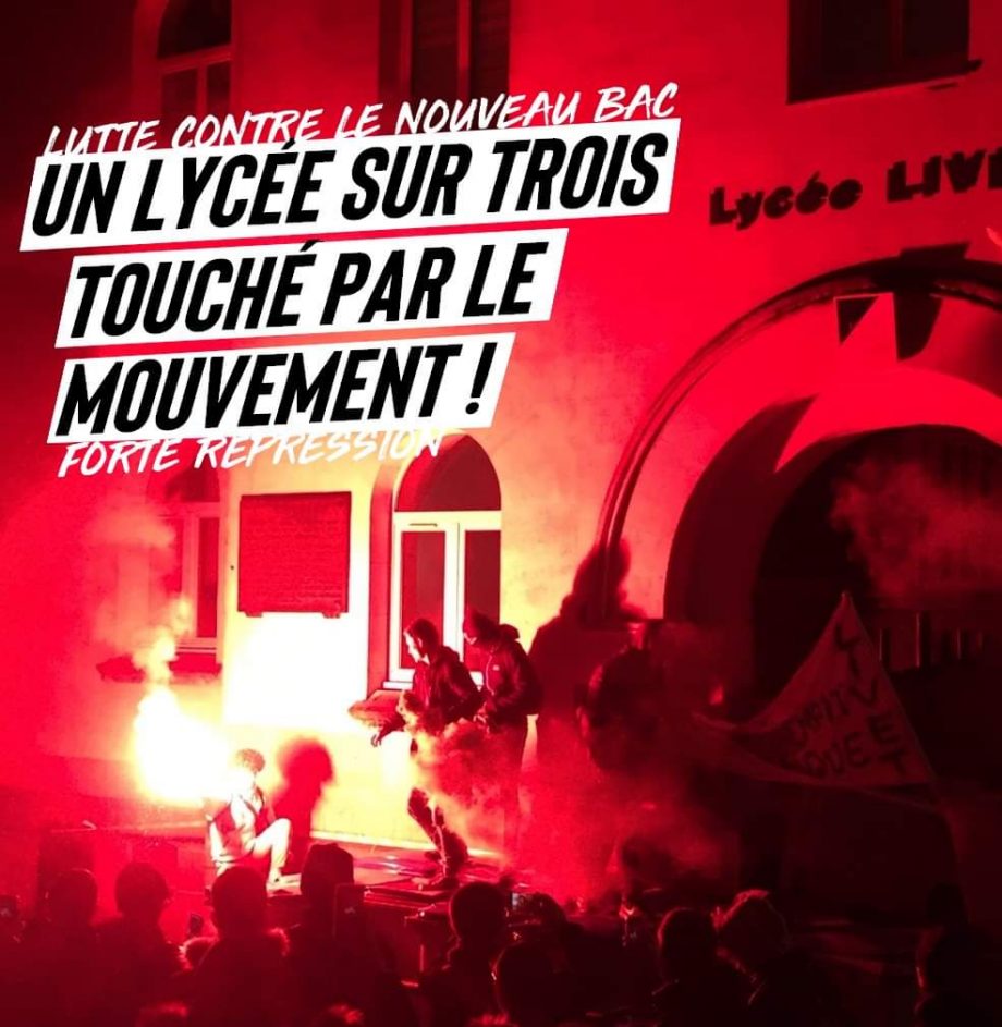 Mobilisation lycéenne : 30% des établissements sont touchés !