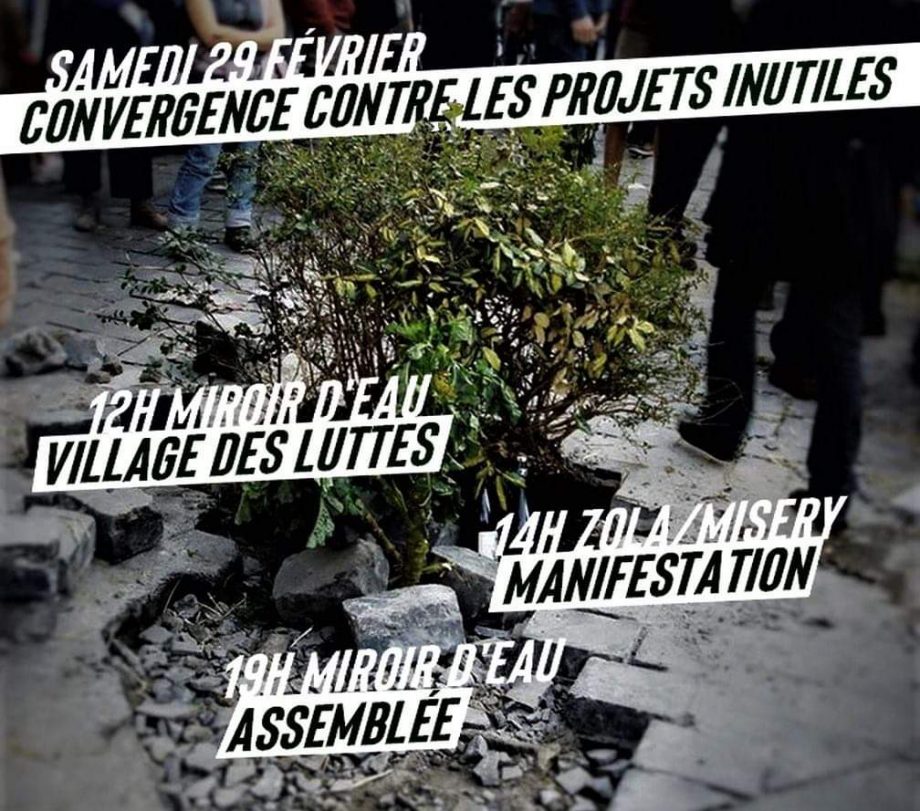 Samedi 29 février à Nantes : contre les projets inutiles
