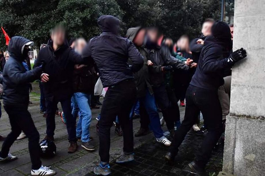 Extrême droite à la Maison des Syndicats : résistance et coups de matraques