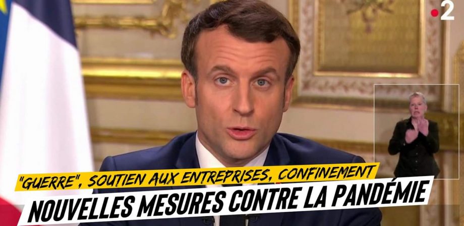 «Guerre», confinement, soutien aux entreprises : les nouvelles mesures
