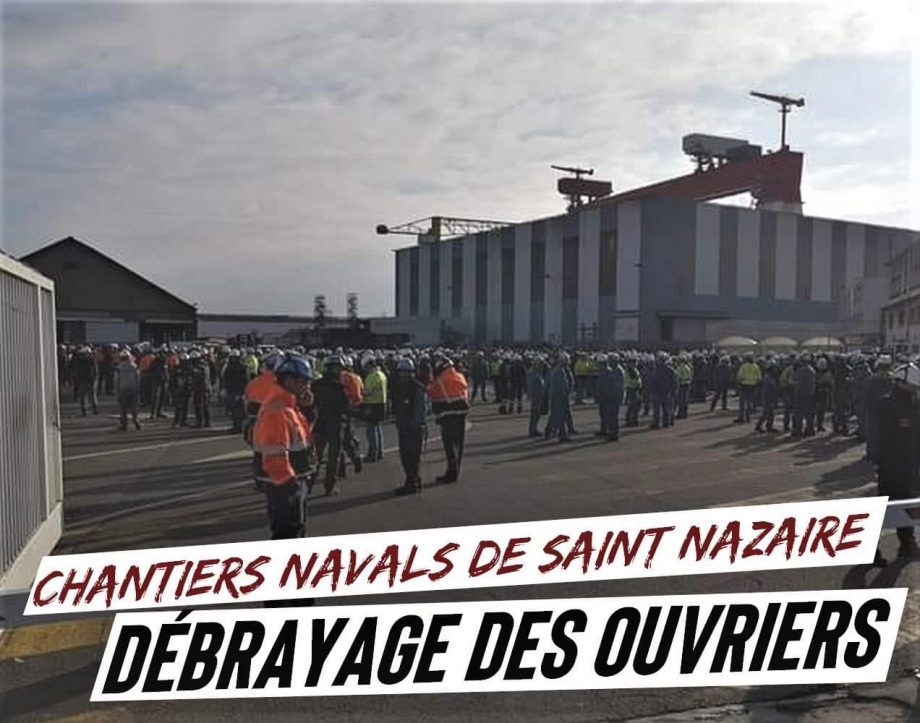 Saint-Nazaire : débrayage aux Chantiers de l’Atlantique