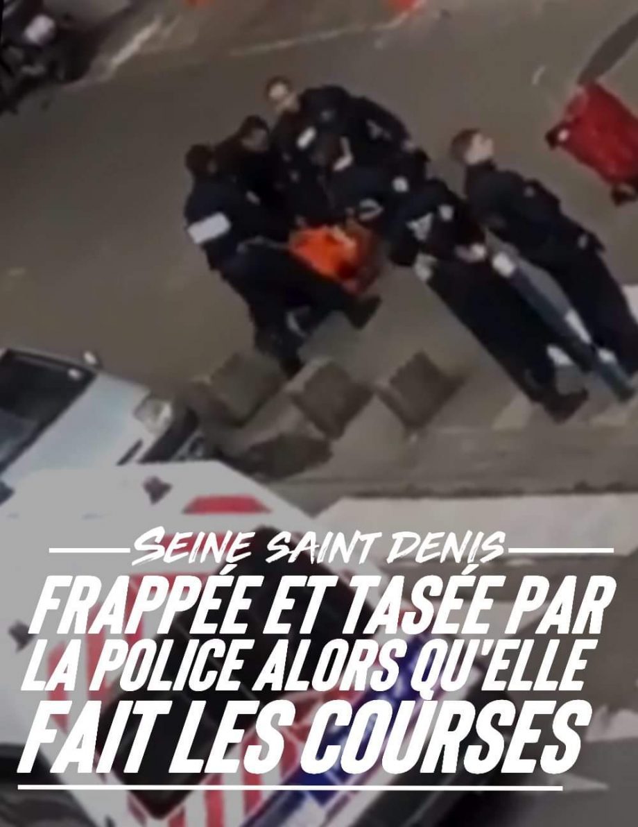 Seine-Saint-Denis : frappée et tasée par la police alors qu’elle fait les courses