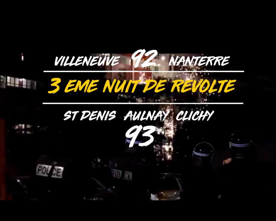 Troisième nuit de révolte en banlieue contre l’impunité policière