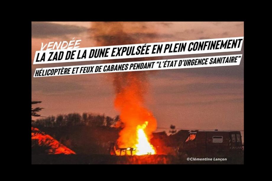 Vendée : la gendarmerie expulse la « ZAD de la Dune » en plein confinement