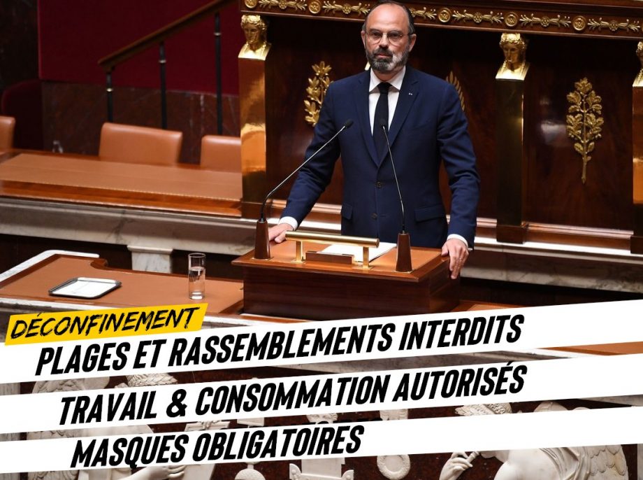 Déconfinement : plages et rassemblements interdits, travail et consommation autorisés, masques obligatoires