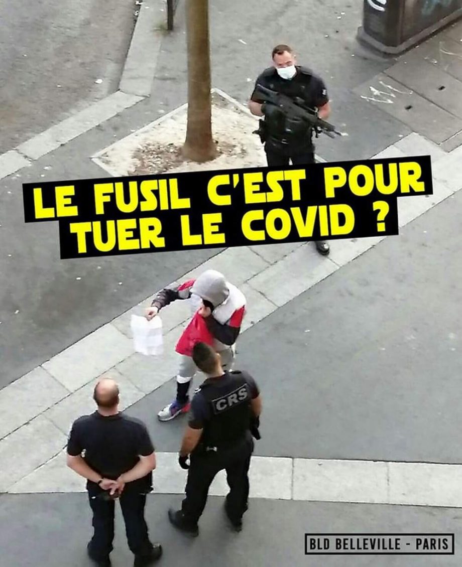 Le fusil c’est pour tuer le Covid ?