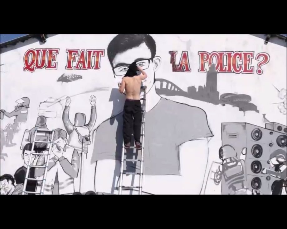 La fresque pour Steve restaurée