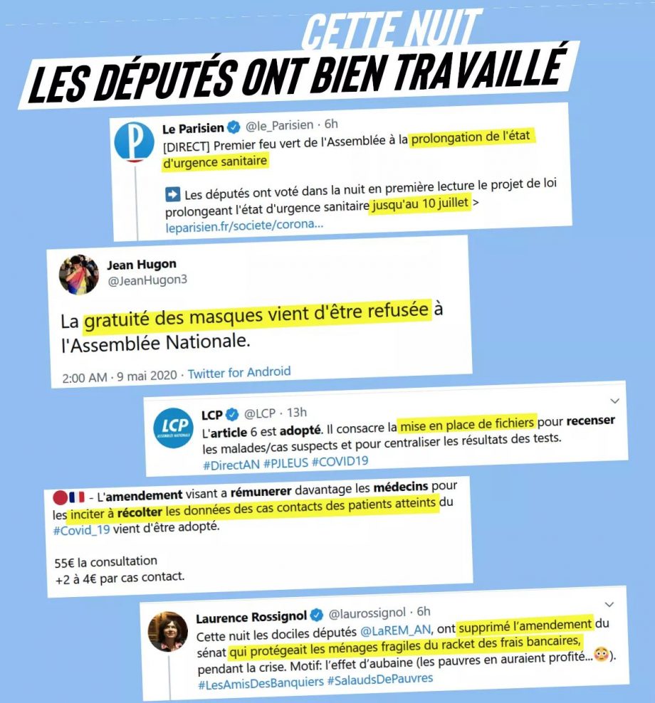 Cette nuit les députés ont bien travaillé
