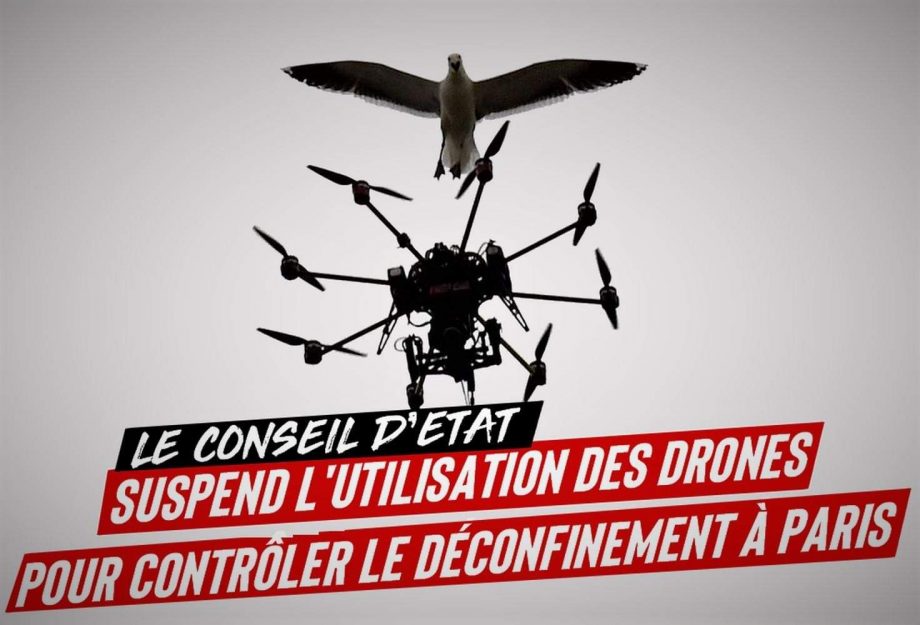 «Les goélands abattent leur premier drone» : le Conseil d’État suspend l’utilisation des drones à Paris