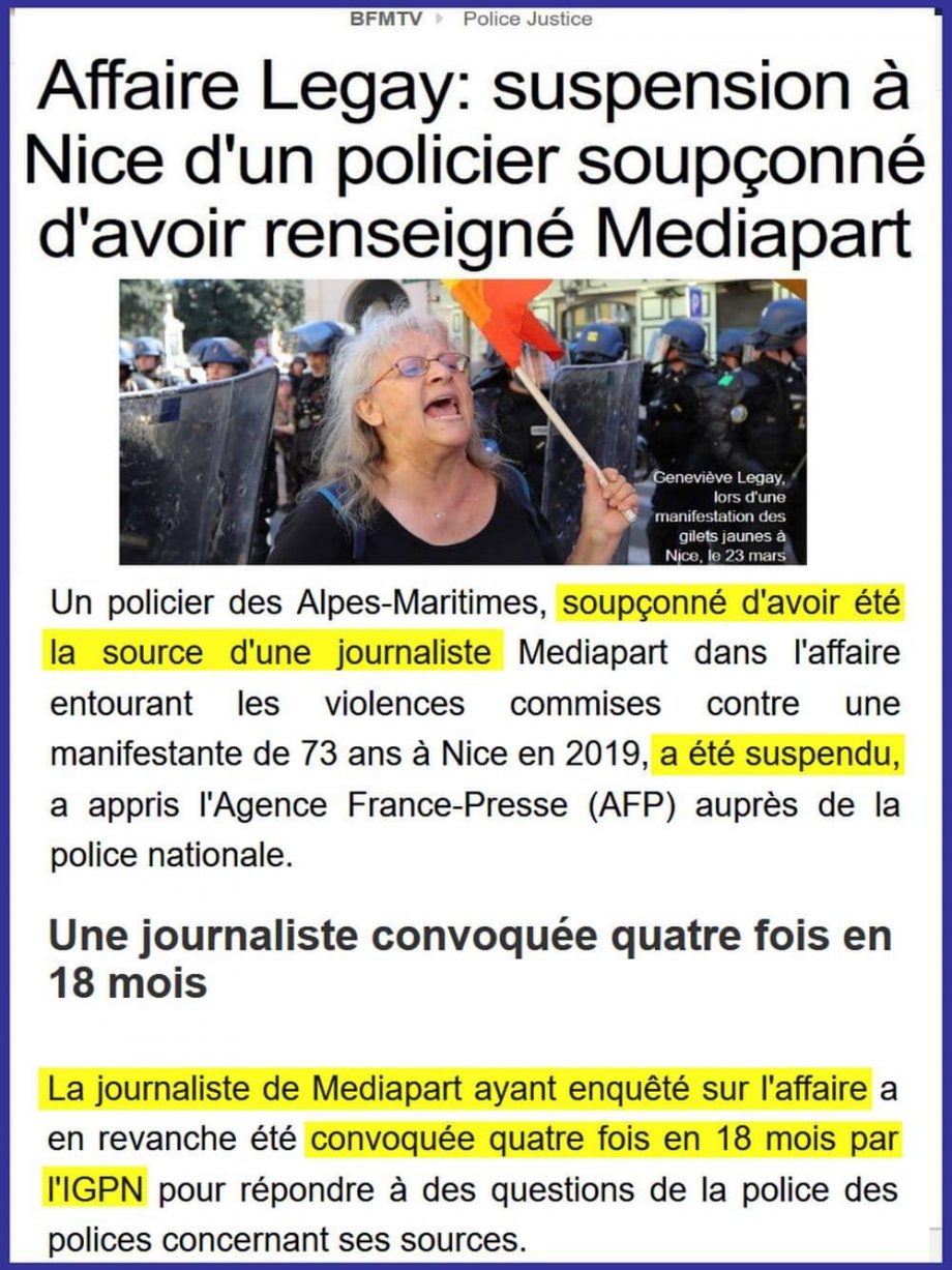 Suspendu pour parler aux journalistes mais pas pour tuer ou mutiler