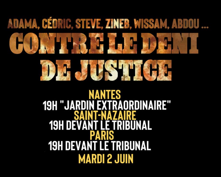 «Contre le déni de justice» : quelques rendez-vous ce mardi