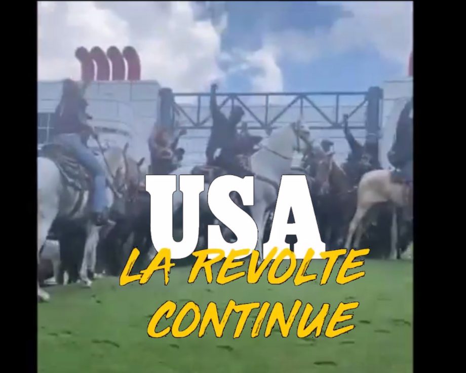 USA : la révolte continue