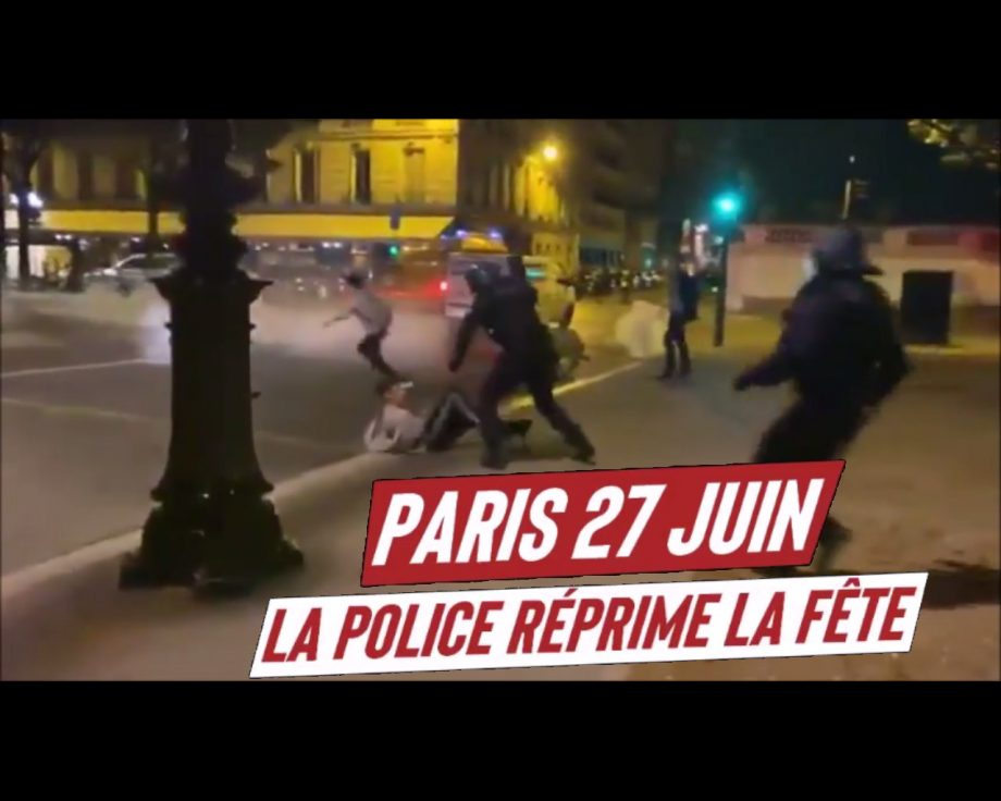 La police déteste tout le monde : la fête sous les lacrymos cette nuit à Paris