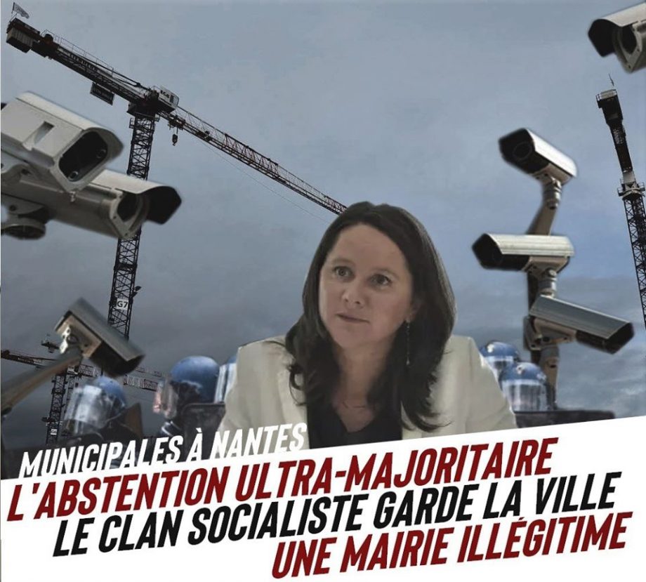 Nantes : l’abstention en tête, le clan socialiste garde la ville, la mairie illégitime