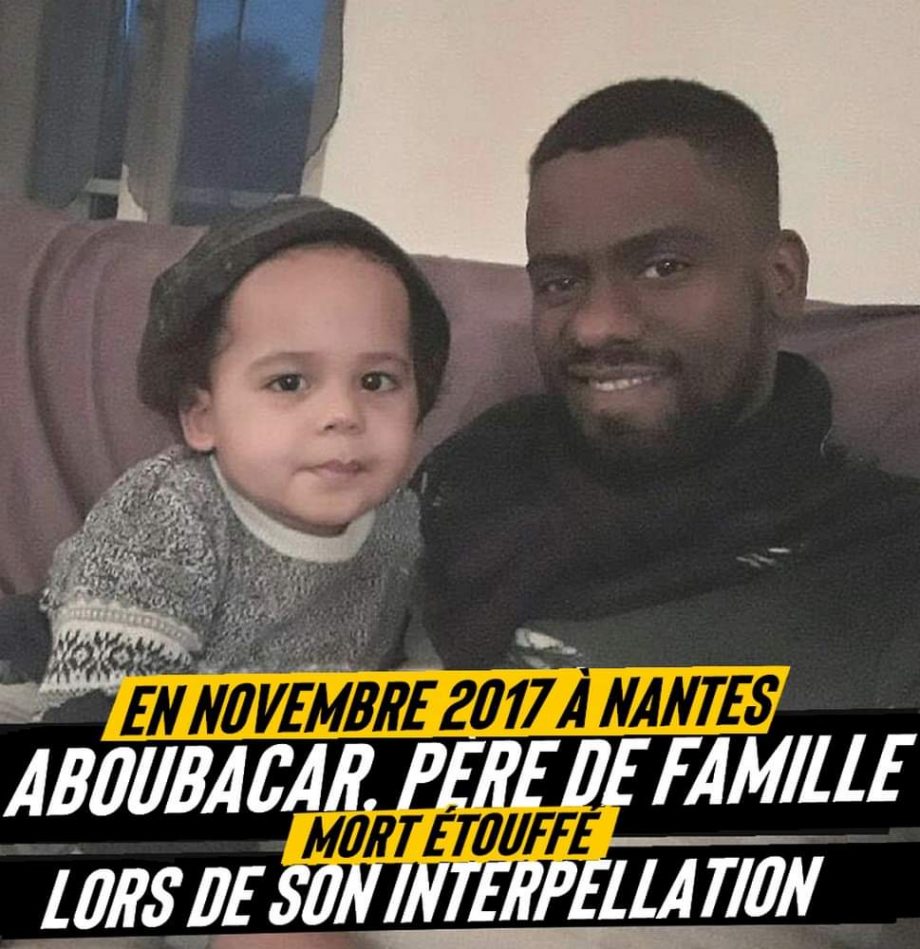 À Nantes en novembre 2017 : Abdou Aboubacar, mort étouffé lors d’une interpellation