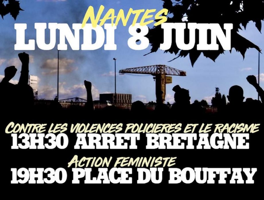 Lundi 8 juin : mobilisations nantaises