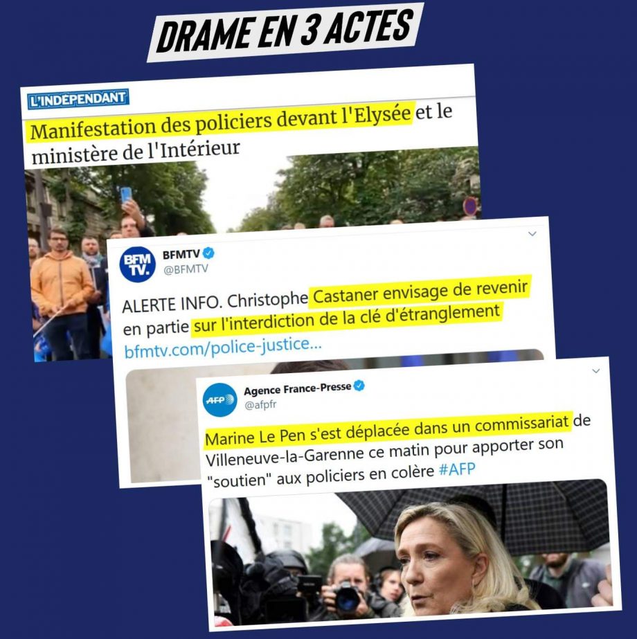 Police : un drame en trois actes
