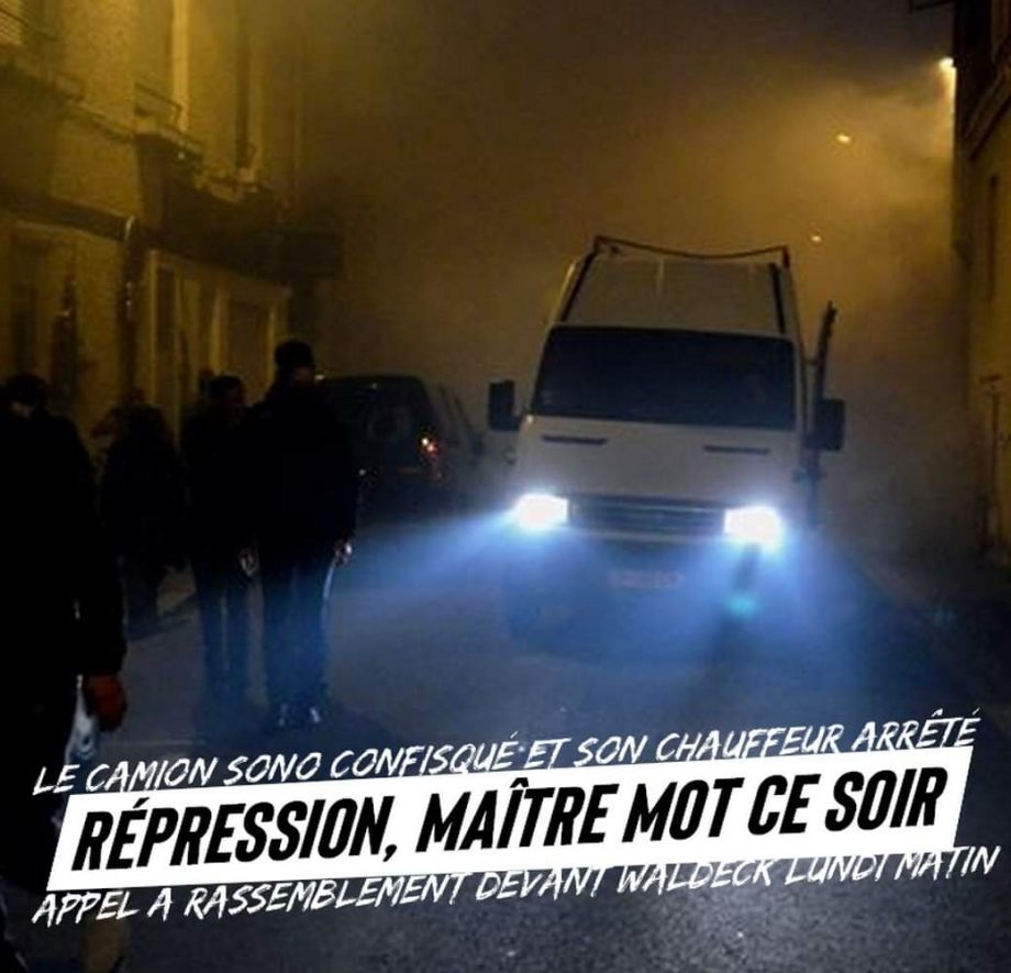 «Répression, maître mot des forces de l’ordre ce soir»