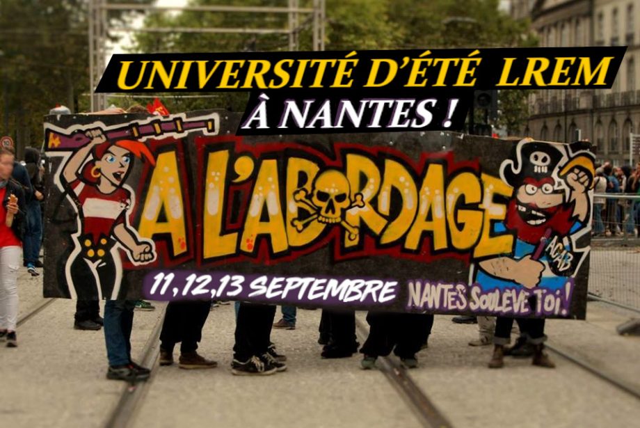 Rentrée sociale : En Marche fait son université d’été à Nantes les 11, 12, 13 septembre !