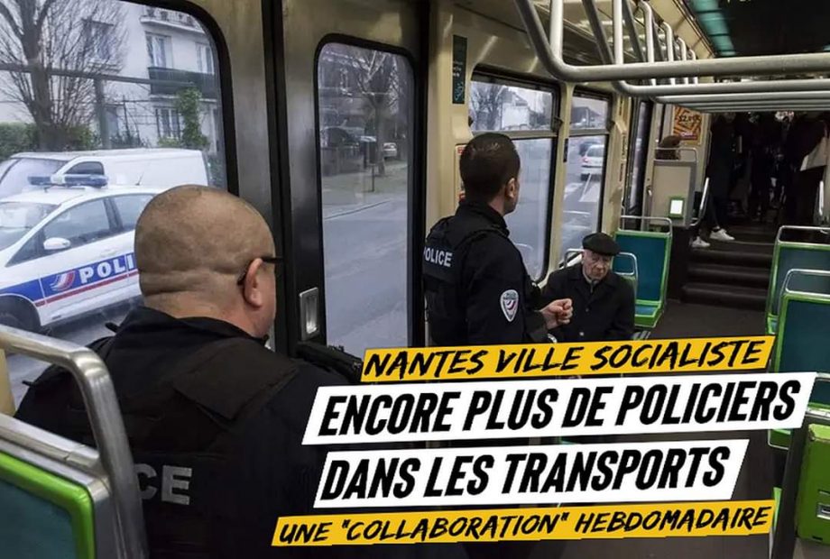 Nantes, ville socialiste : encore plus de policiers dans les transports